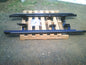 X-Rox Steel Rock Sliders Kit Complete Suit Nissan Navara D23/NP300 Dual Cab Navara New Part.