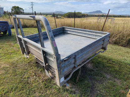 Galvanised Steel Dual Cab Tray Used Part