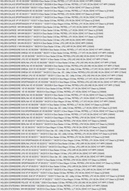 Holden Commodore VE/VF V6 Genuine Front Brake Rotor Pair (Details In Photos)New Part