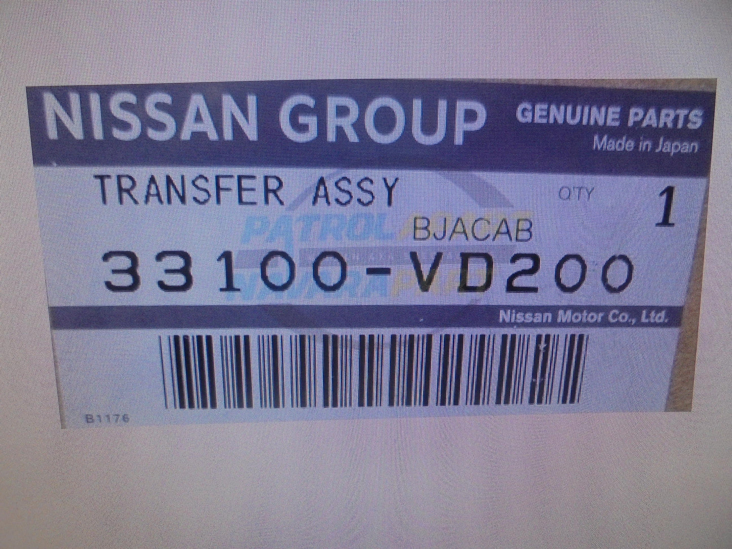 Nissan GU Y61 Patrol Genuine 4WD Transfer Case 2 Plug New Part