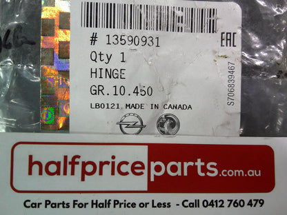 Holden BK Astra Genuine Right Hand Rear Upper Door Hinge New Part