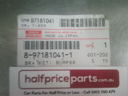 Holden TF Rodeo Genuine Right Hand Front Bumper Bar Bracket New Part