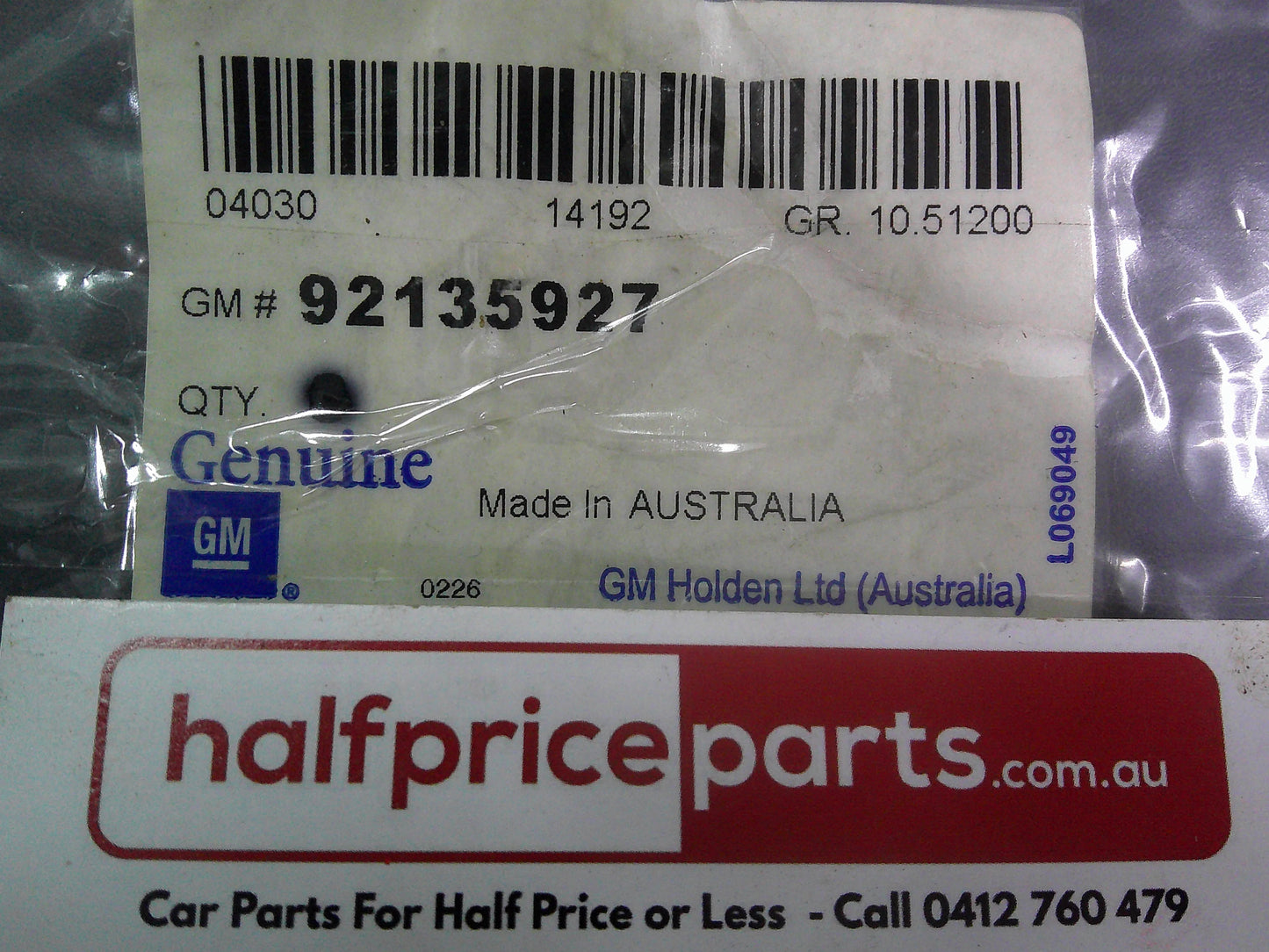 Holden VT Commodore/WH Statesman Genuine Door Lock Snipper Button New Part