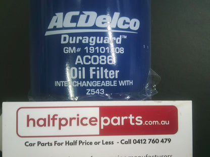 ACDelco Oil Filter Suits Chrysler/ Citroen/Ford/Holden/Jeep/Peugeot New Part