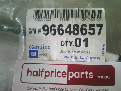 Holden TK Barina Genuine Right Hand Rear Bumper Side Fascia New Part