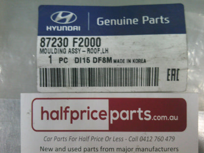 Hyundai Elantra Genuine Left Hand Roof Moulding - New Part