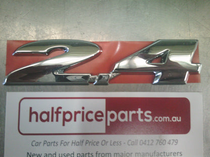 Isuzu D-Max / Holden Rodeo Genuine "2.4" Badge - New Part