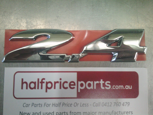 Isuzu D-Max / Holden Rodeo Genuine "2.4" Badge - New Part