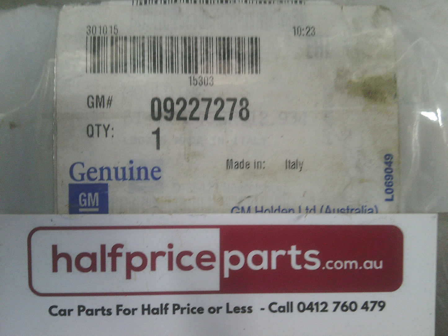 Holden Barina Combo XC Genuine Front Right Hand Door Moulding New Part