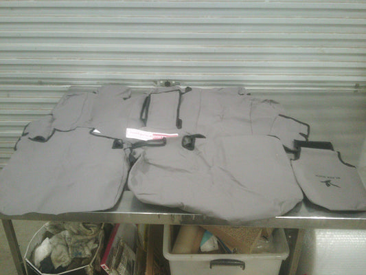 Black Duck Military Grade Canvas Rear Seat Covers Suits Toyota Rav4 Used