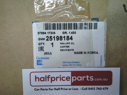 Holden Cruze Genuine Upper Oil Pan Assembly - New Part