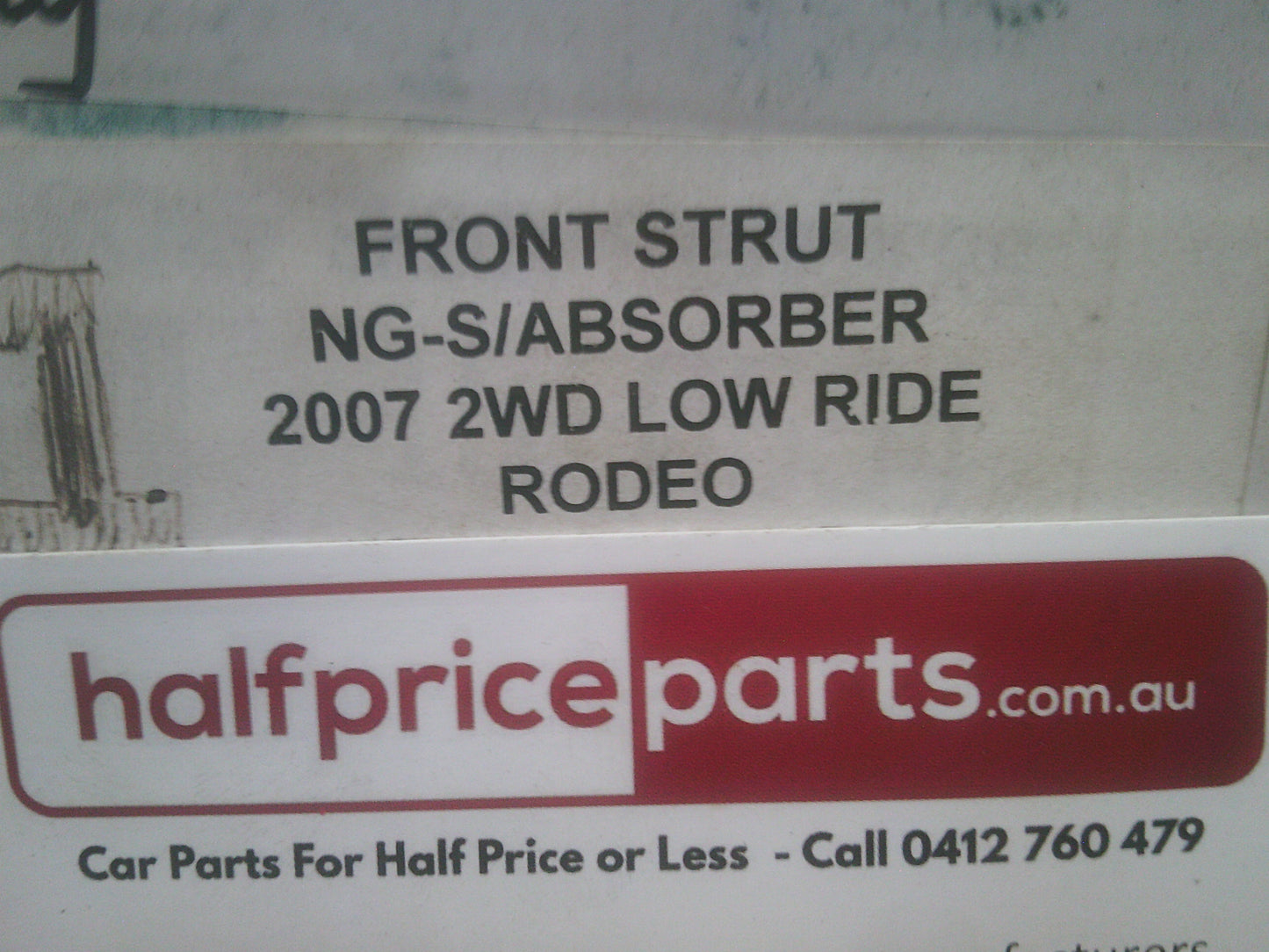 Monroe GT Gas Suits RA Rodeo 2WD Low Ride 1 ONLY New Part