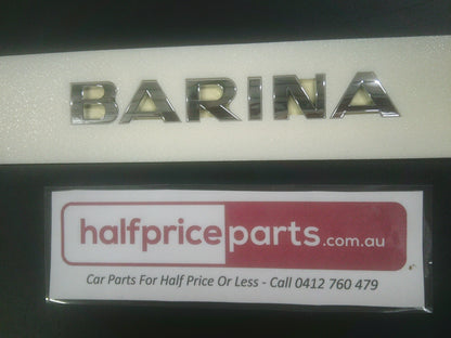 Holden TK Barina Genuine Chrome Tail Gate Emblem New Part