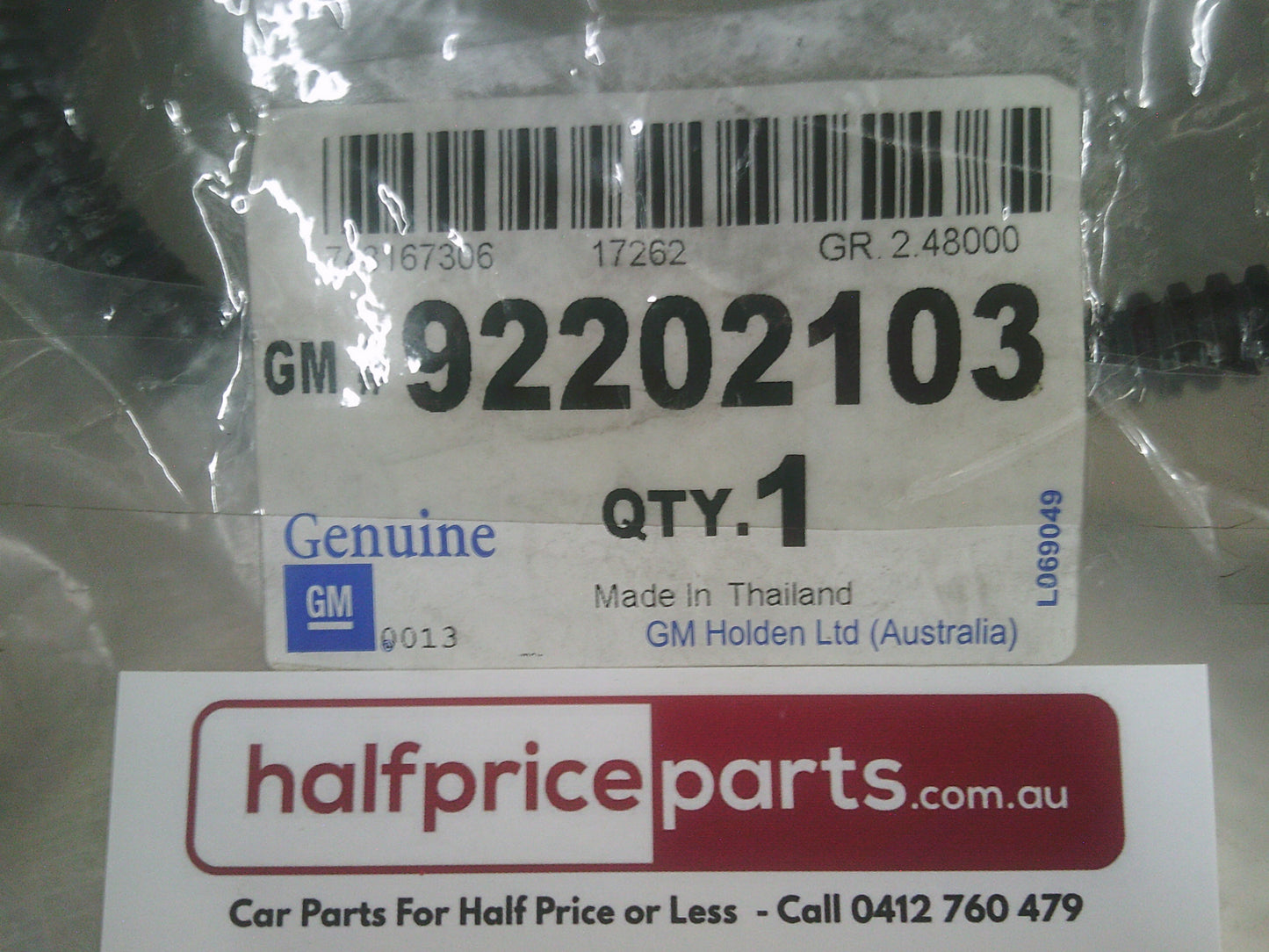 Holden VE Commodore Genuine Fog Light Harness New Part