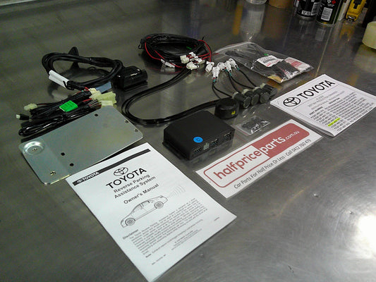 Toyota Kluger Genuine Set Of 4 Head Rear Park Assist Complete Kit (Sage In Colour) New Part