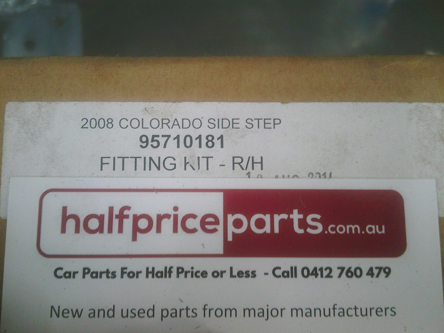 Holden RC Colorado Dual Cab Right Hand Side Step Fitting Fit New Part