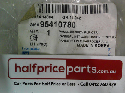 Holden CG Captiva Genuine Left Hand Outer Pillar Panel New Part