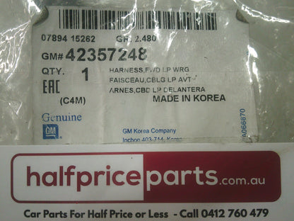 Holden Trax Genuine Headlight Wiring Harness ASM New Part