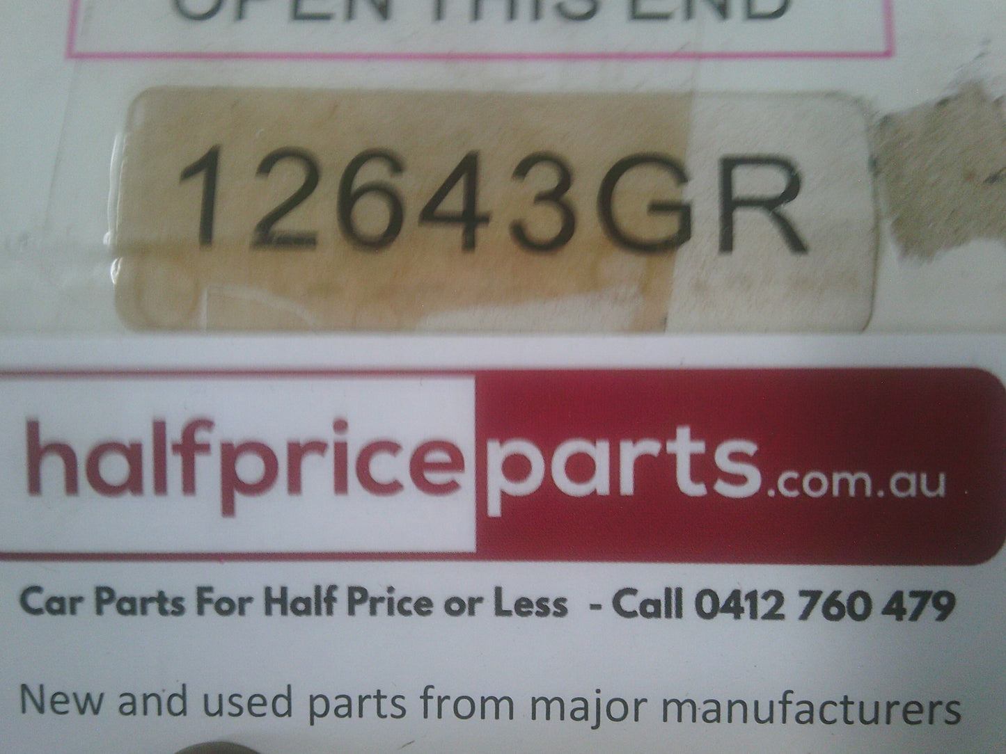 Ironman Front Shock Absorber Nitro Gas Suits Holden Rodeo/Jackaroo/Izuzu Trooper New Part