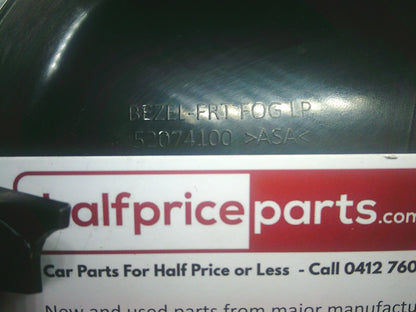 Holden RG Trailblazer Genuine Left And Right Fog Light Bezel Used Part