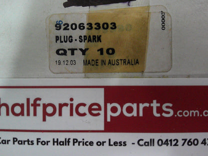 Holden Frontera Sport MX Genuine Spark Plug Set of 6 New Part