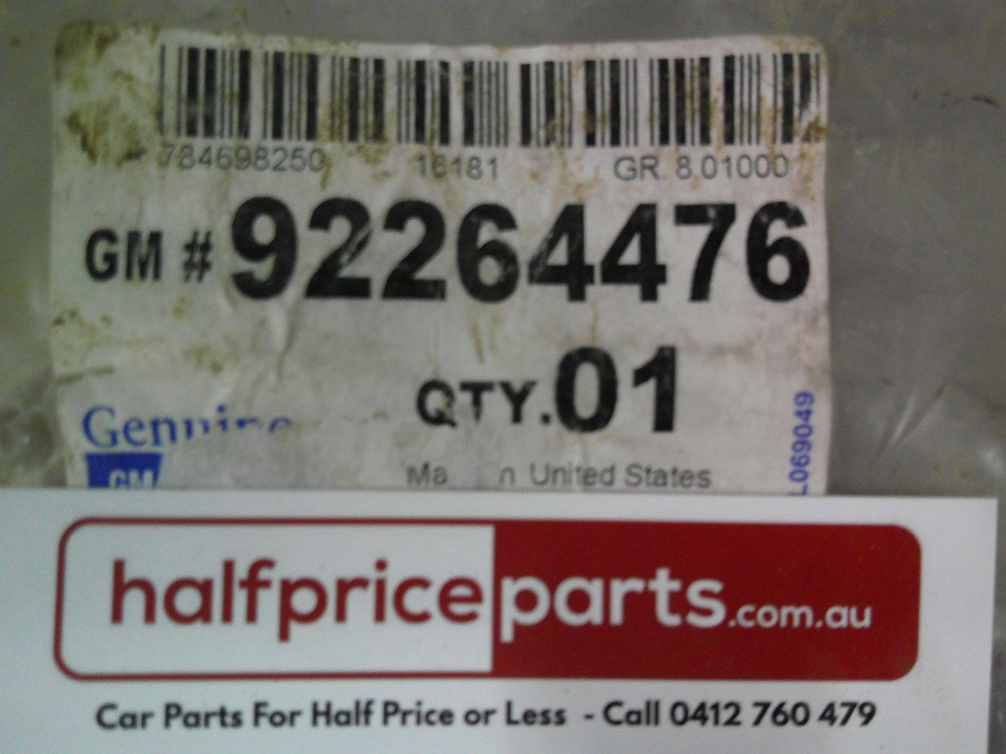 Holden VF/HSV/SV6/SS/SSV Commodore Genuine Front Bonnet Weatherstrip Rubber Seal New Part