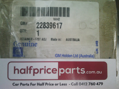 Holden VF Commodore Genuine Right Hand Front Seat Outer Shield Retainer New Part