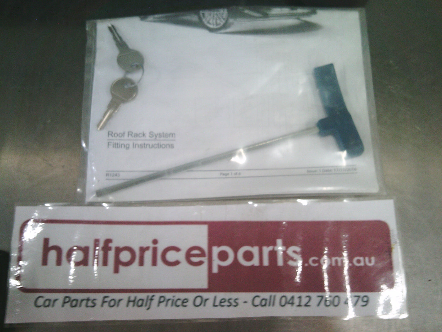 Kia YB Rio Genuine Limited Edition Lockable Roof Rack Kit New Part