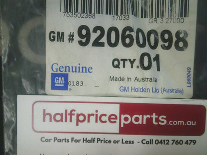 Holden VB/VC/VH/VK/VL/VN/VP/VR/VS/VT Commodore Genuine 5.0L V8 Intake Manifold Rubber End Seal New Part