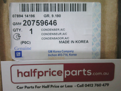 Holden Captiva Genuine A/C Condenser Radiator - New Part