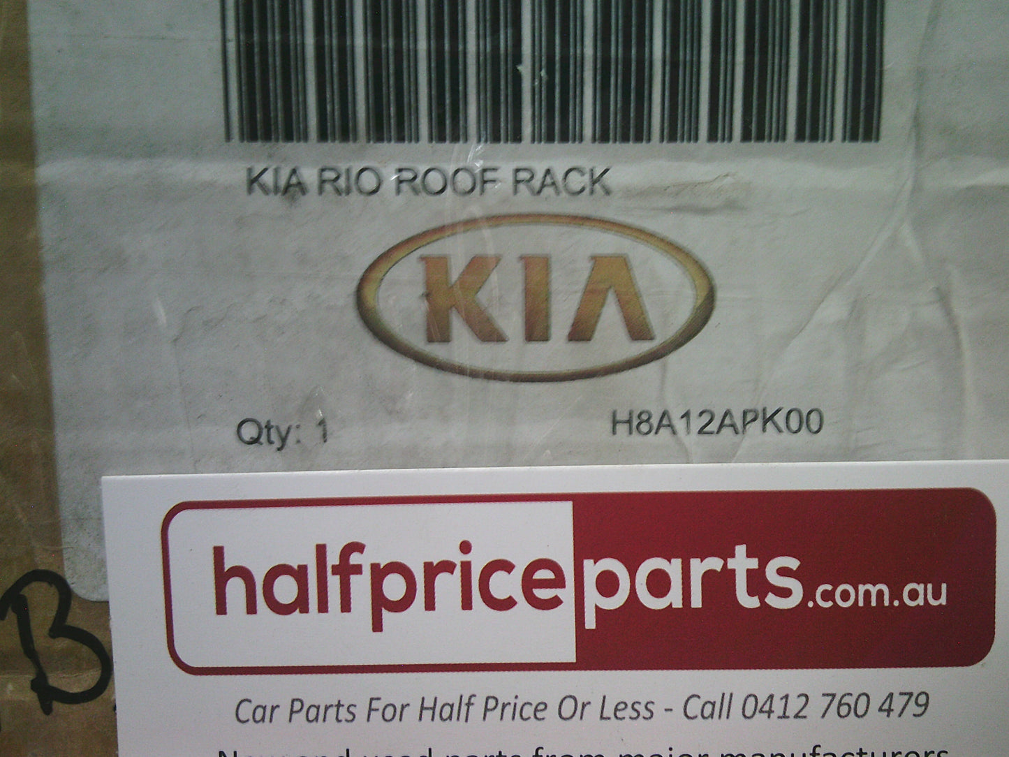 Kia YB Rio Genuine Limited Edition Lockable Roof Rack Kit New Part