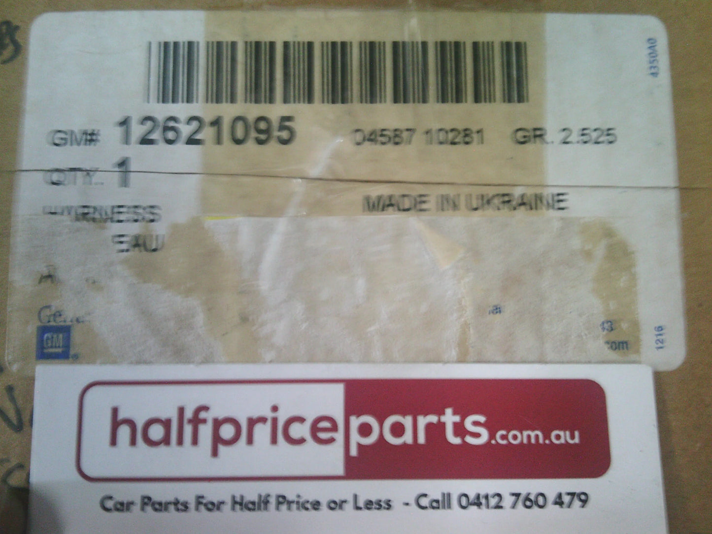 Holden Acadia Genuine Drivers Side Fuel Injector Wiring Harness New Part