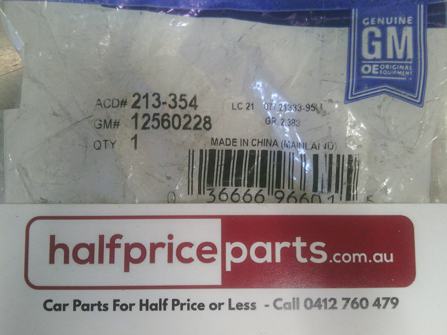 Holden VT/VX/VY/VZ LS1/LS2 5.7-6.0Ltr Genuine Crank Angle Sensor New Part