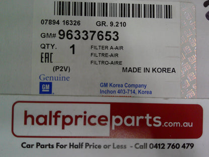 Holden EP Epica Sedan Genuine Cabin Filter/Pollen Filter New Part