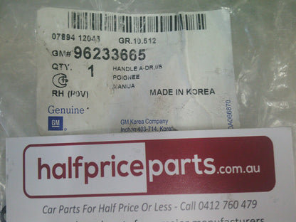 Daewoo Leganza Genuine Right Hand Front Door Inside Handle - New Part