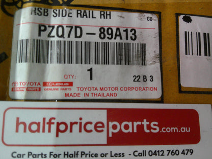 Toyota Hilux Genuine Right Hand Rolla Shutter Base Assembly (RSB) New Part