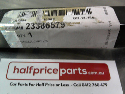 Holden BL Astra Genuine Right Hand And Left Hand Boot Hinges New Part