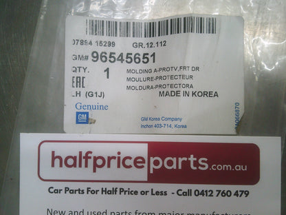 Holden Viva Genuine Left Hand Front Door Moulding New Part