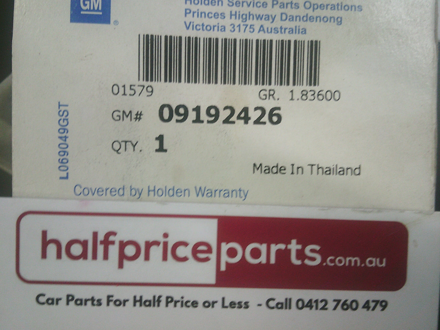 Holden Astra/Vectra Genuine Oil Filter New Part