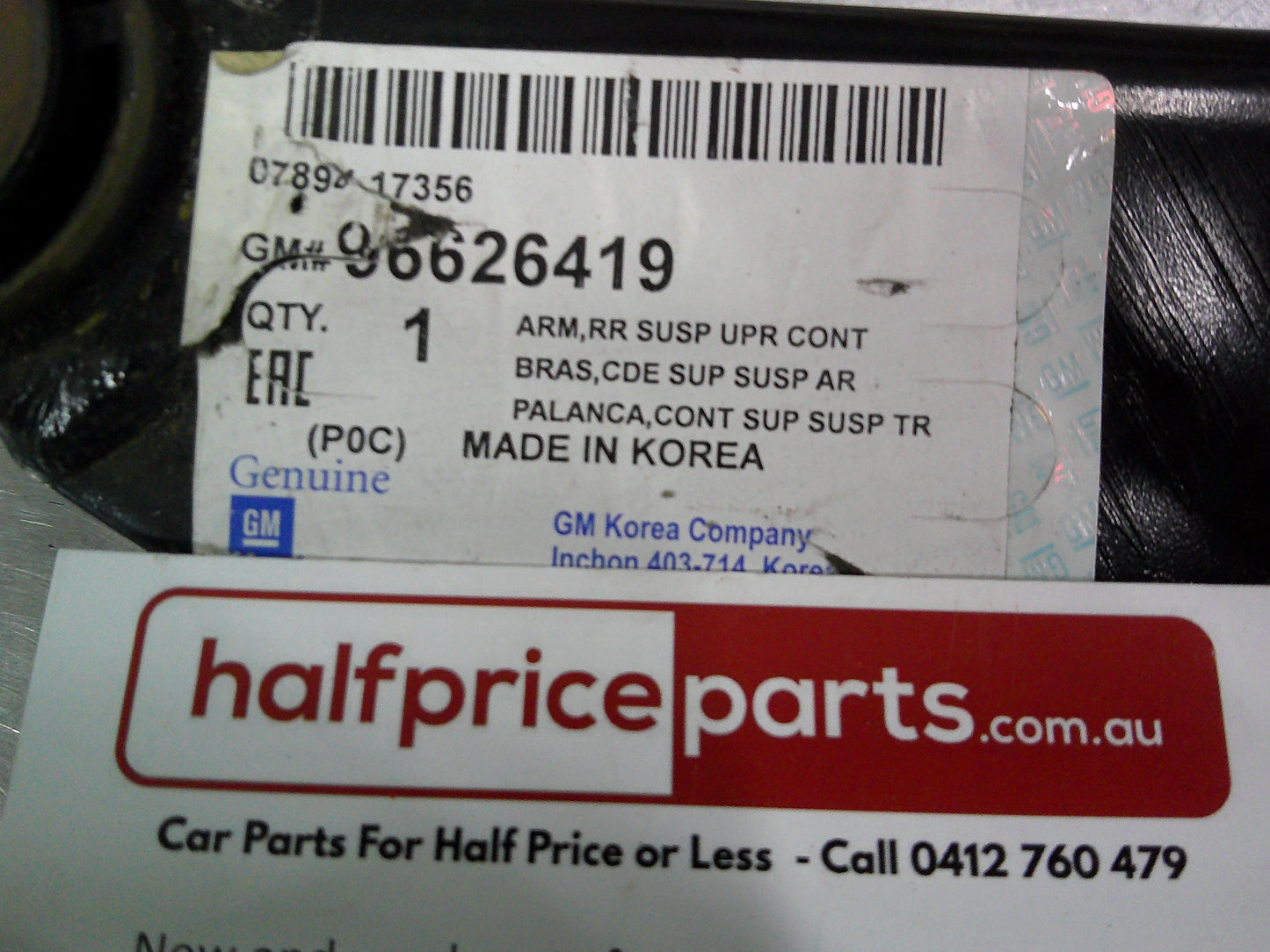 Holden CG Captiva C100 Genuine Right Hand Rear Suspension Control Arm New Part