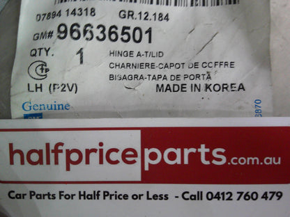 Holden Epica Genuine Left Hand Rear Boot Lid Hinge New Part .