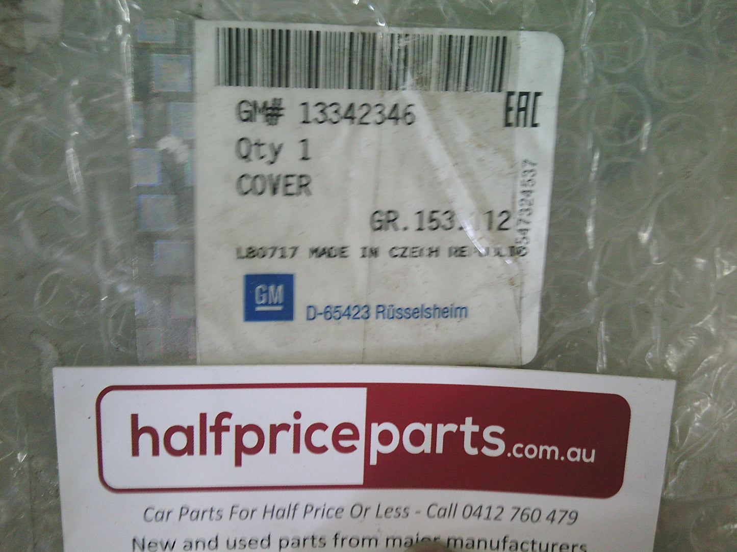 Holden J Astra Genuine Right Hand Door Trim And Kick Panel - New Part