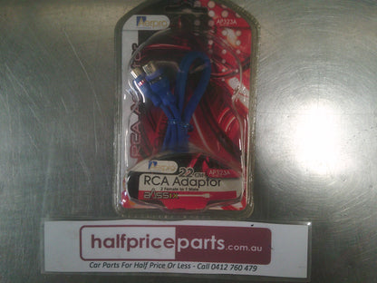 Aerpro AP323A 1M/2F RCA Blue Splitter New Part