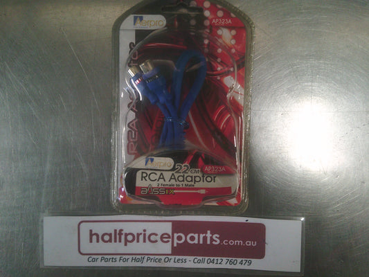 Aerpro AP323A 1M/2F RCA Blue Splitter New Part