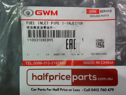 GWM Steed Genuine Fuel Injector Inlet Pipe New Part