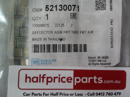 Holden RG Colorado Genuine Left Hand Front Tire Deflector Bumper Trim New Part