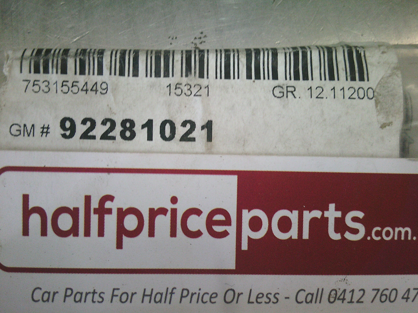 Holden Caprice/VF/VE Genuine Upper Moulding - New Part