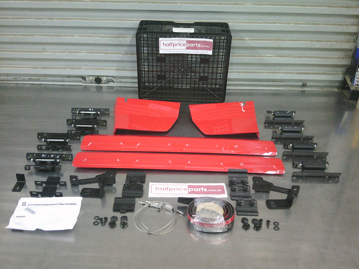 Holden Colorado Z71 Genuine Partial Inner Sail Covers Tonneau Rails Group -  Used Part