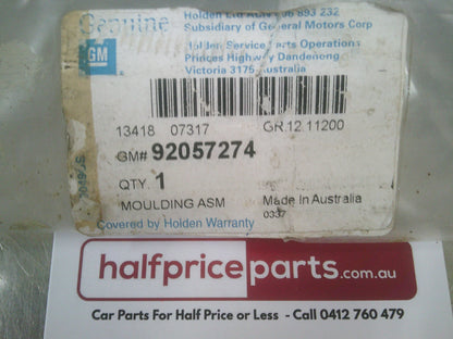 Holden VT/VX Commodore Calais Genuine Left Hand Door Moulding (Unpainted) New