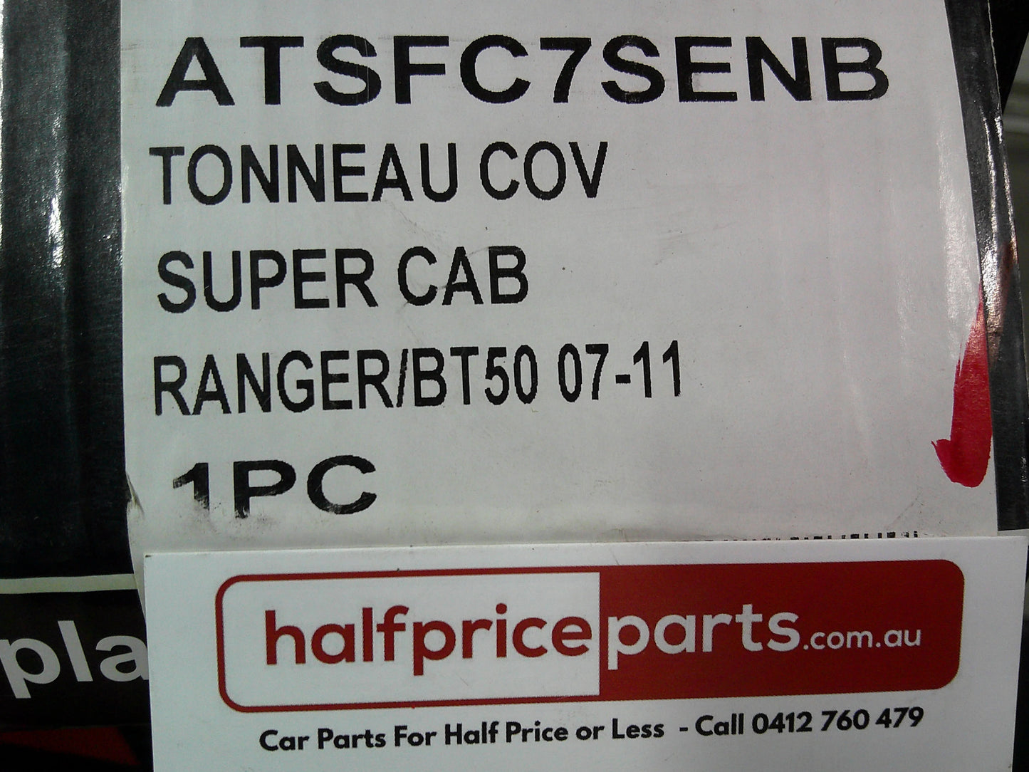 SSS Auto Ford PJ/PK Ranger/UN Mazda BT-50 Super Cab Tonneau Cover Kit (Bungee Loops) New Part